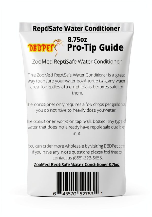 Reptile Water Conditioner DBDPet WC-8 Chlorine & Ammonia Removal-0