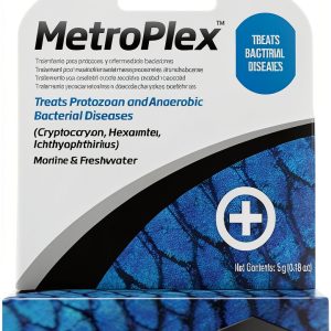 Seachem MetroPlex Metronidazole Parasite Treatment Saltwater Aquariums-0