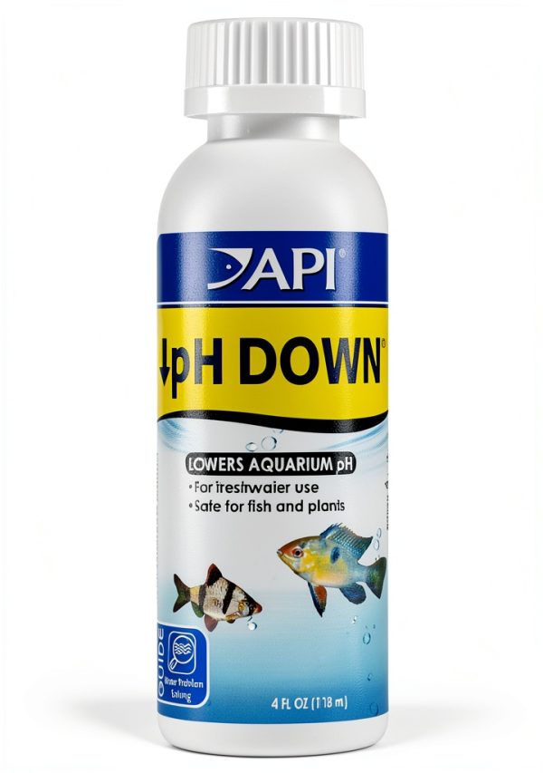 API pH DOWN Aquarium pH Reducing Solution 4 oz Phosphate Free-0