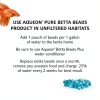 Aqueon PURE Betta Beads, Water Care for Unfiltered Aquariums, Maintains Clear Water and Helps Breakdown Organic Sludge, Blue-4