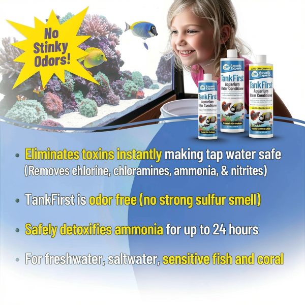 TankFirst Aquarium Water Conditioner 500ml Chlorine & Ammonia Removal-1